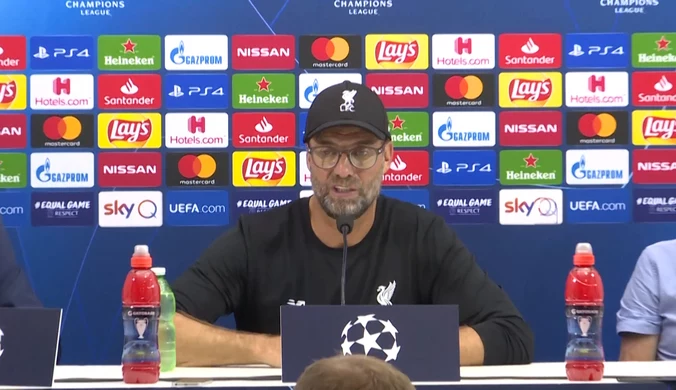 Liga Mistrzów. Juergen Klopp (Liverpool) po meczu z Napoli. Wideo