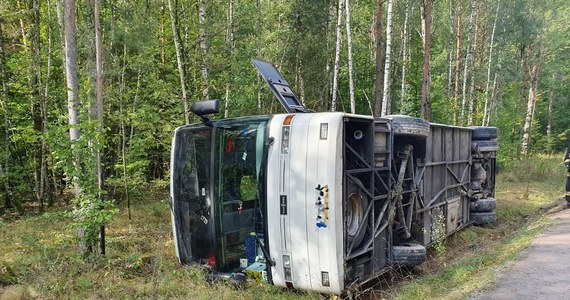 12 osób zostało przewiezionych na badania do szpitala z lekkimi obrażeniami, po badaniach 6 osób wróciło do domu po wypadku szkolnego autokaru w pobliżu Królewskich Źródeł pod Kozienicami. Poszkodowani to uczniowie szkoły podstawowej z Puław i ich opiekunowie.