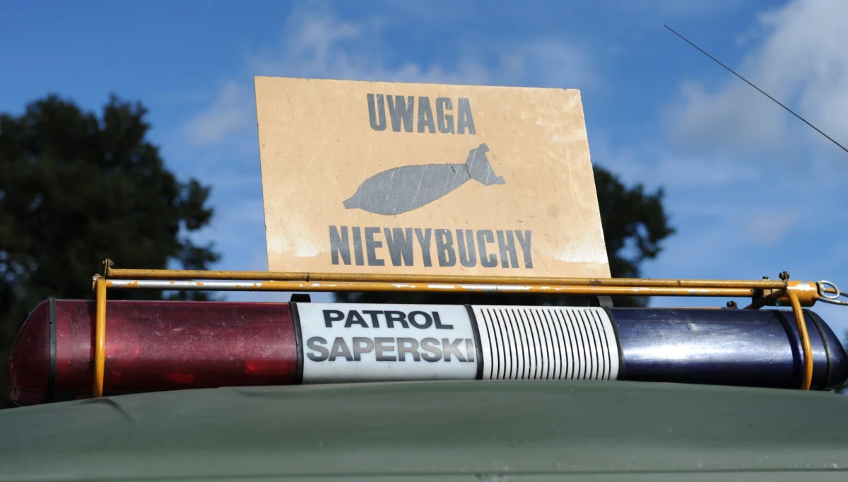 Ok. 30 centymetrowy niewybuch, najprawdopodobniej pocisk lotniczy, znaleziony na prywatnej posesji w miejscowości Wygoda w powiecie łomżyńskim (Podlaskie), został wywieziony przez saperów w sobotę wieczorem - podała policja. W związku z akcją ewakuowano kilkadziesiąt osób.