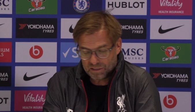 Juergen Klopp (Liverpool) po zwycięstwie z Chelsea. Wideo