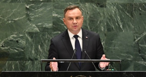 Istnieje dziś pokusa "kupowania czasu pokoju" poprzez bierność lub paktowanie z agresorami - mówił we wtorek prezydent Andrzej Duda na 74. sesji Zgromadzenia Ogólnego ONZ. Podkreślił, że odpowiedzialni za łamanie prawa międzynarodowego muszą ponieść konsekwencje.