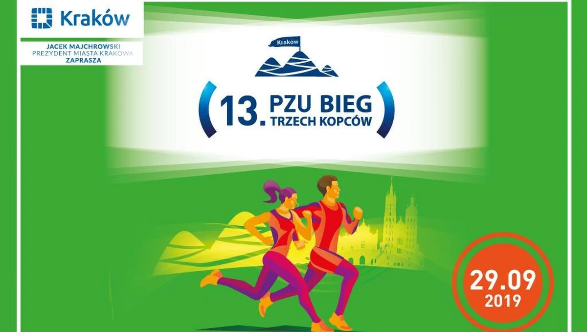 W najbliższą niedzielę 29 września wystartuje 13. PZU Bieg Trzech Kopców. W imprezie weźmie udział 3,5 tysiąca zawodników. Zapisy w tym roku zakończyły się w niecałe 6 godzin. 