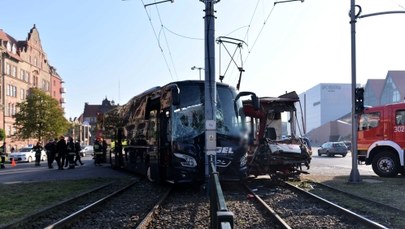 Zderzenie autokaru i tramwaju w Gdańsku. 60-latek z zarzutami
