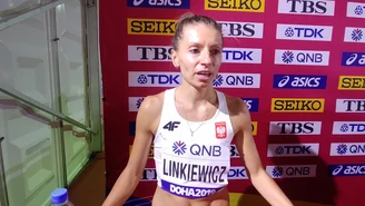 Lekkoatletyczne MŚ. Linkiewicz: Chciałam pobić rekord życiowy, byłam na to gotowa. Wideo 