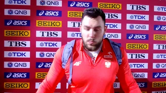 Lekkoatletyczne MŚ. Konrad Bukowiecki po eliminacjach. Wideo