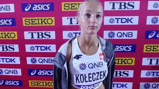 Lekkoatletyczne MŚ. Karolina Kołeczek: "Celem jest każdy kolejny bieg". Wideo