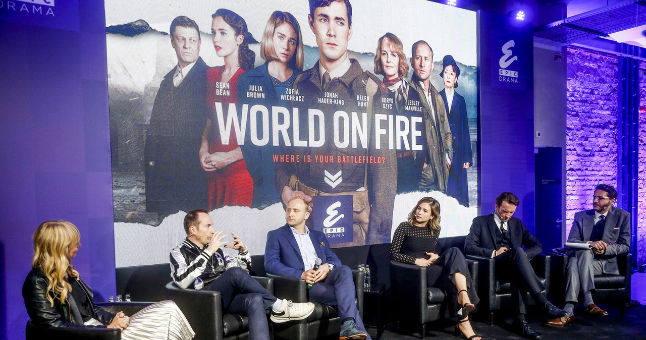 Siedmioodcinkowy serial BBC "World on Fire" będzie miał swą premierę 10 listopada, pod polskim tytułem "Świat w ogniu". Polscy aktorzy, grający w tej międzynarodowej produkcji opowiadali o swym udziale w serialu.