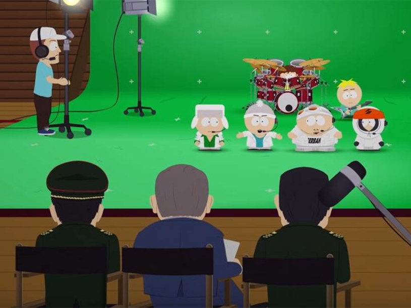 "Band in China" - słynny odcinek amerykańskiej, animowanej produkcji "South Park", po którym serial został zakazany w Chinach, a wszystkie wzmianki o kreskówce zostały usunięte z chińskiego internetu i serwisów streamingowych - został wyświetlony na ulicy w dzielnicy Sham Shui Po.