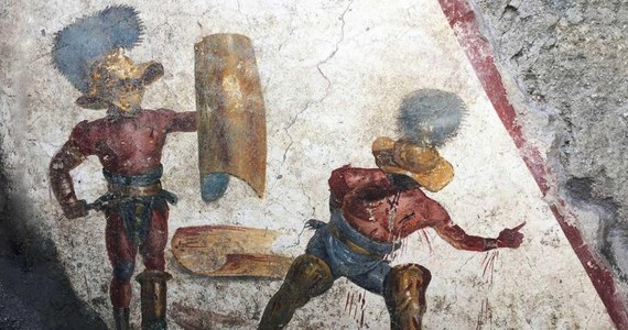 W Pompejach odkryto sugestywny, dobrze zachowany fresk przedstawiający finałowy moment walki gladiatorów. Malowidło zostało znalezione podczas wykopalisk prowadzonych w ruinach miasta.