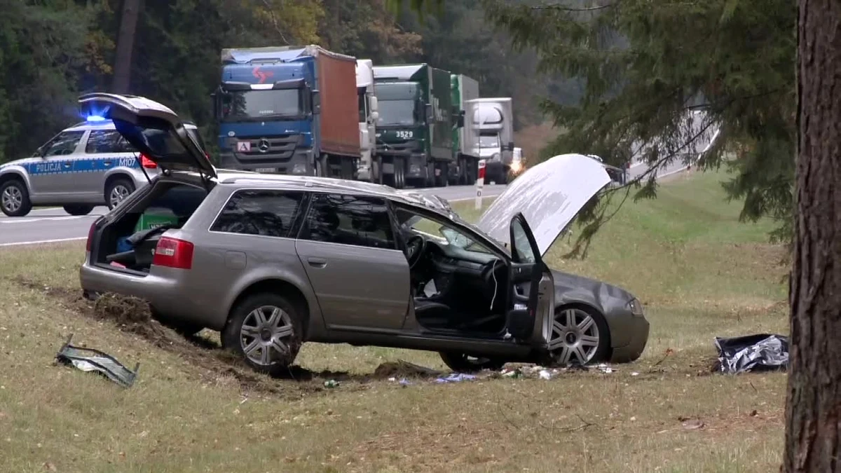 Na drodze krajowej nr 65 Białystok-Bobrowniki doszło rano do wypadku, w którym zginęła jedna osoba, a trzy zostały ranne.