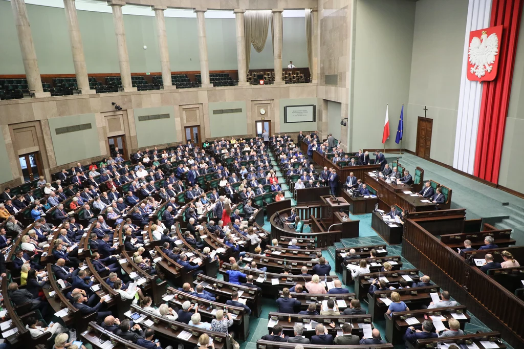 Sala posiedzeń Sejmu, zdjęcie ilustracyjne