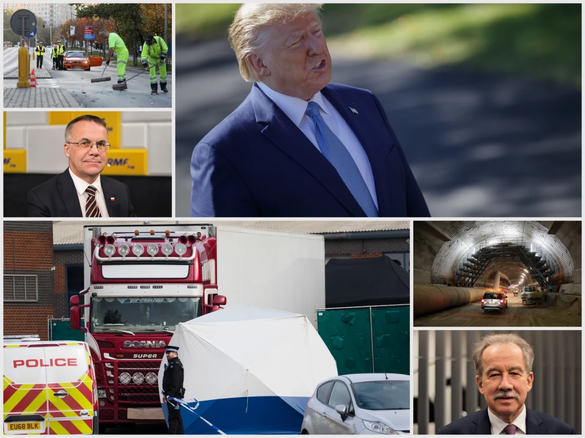 Wiceminister kultury Jarosław Sellin w Popołudniowej rozmowie w RMF FM odniósł się do protestów wyborczych złożonych przez Prawo i Sprawiedliwość. Jak stwierdził minister: "Sprawdzamy tam, gdzie mamy ochotę sprawdzać". Sellin odpowiedział również na pytania dotyczące Literackiej Nagrody Nobla dla Olgi Tokarczuk. Brytyjska policja poinformowała o makabrycznym odkryciu pod Londynem: w zaparkowanej na terenie parku przemysłowego w hrabstwie Essex ciężarówce znaleziono zwłoki 39 osób. Szokujące fakty zostały odkryte podczas prokuratorskiego śledztwa ws. śmiertelnego wypadku podczas Rajdu Żuławskiego: kierowca był pod wpływem narkotyków. Kolejna zaskakująca decyzja prezydenta Stanów Zjednoczonych. Donald Trump ogłosił sukces zawieszenia broni w Syrii i poinformował o zniesieniu sankcji nałożonych w połowie października na Turcję. O najważniejszych dzisiejszych wydarzeniach przeczytacie w Podsumowaniu dnia w RMF FM.