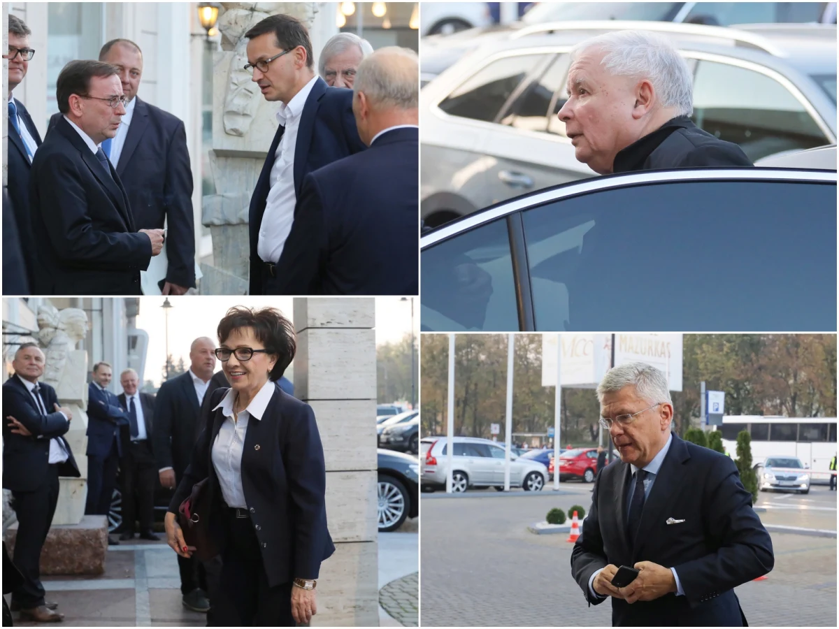 Klub Prawa i Sprawiedliwości będzie rekomendował Elżbietę Witek na marszałka Sejmu, Stanisława Karczewskiego na marszałka Senatu, zaś Mateusza Morawieckiego na stanowisko szefa rządu - ogłosił Ryszard Terlecki w trakcie wyjazdowego posiedzenia nowego klubu parlamentarnego PiS. Wśród uczestników spotkania są Morawiecki i prezes partii Jarosław Kaczyński. Terlecki ujawnił również, że w przyszłym tygodniu odbędzie się spotkanie kierownictwa PiS z liderami ugrupowań współtworzących Zjednoczoną Prawicę. "Tam zapadną decyzje co do składu przyszłego rządu" - oświadczył.