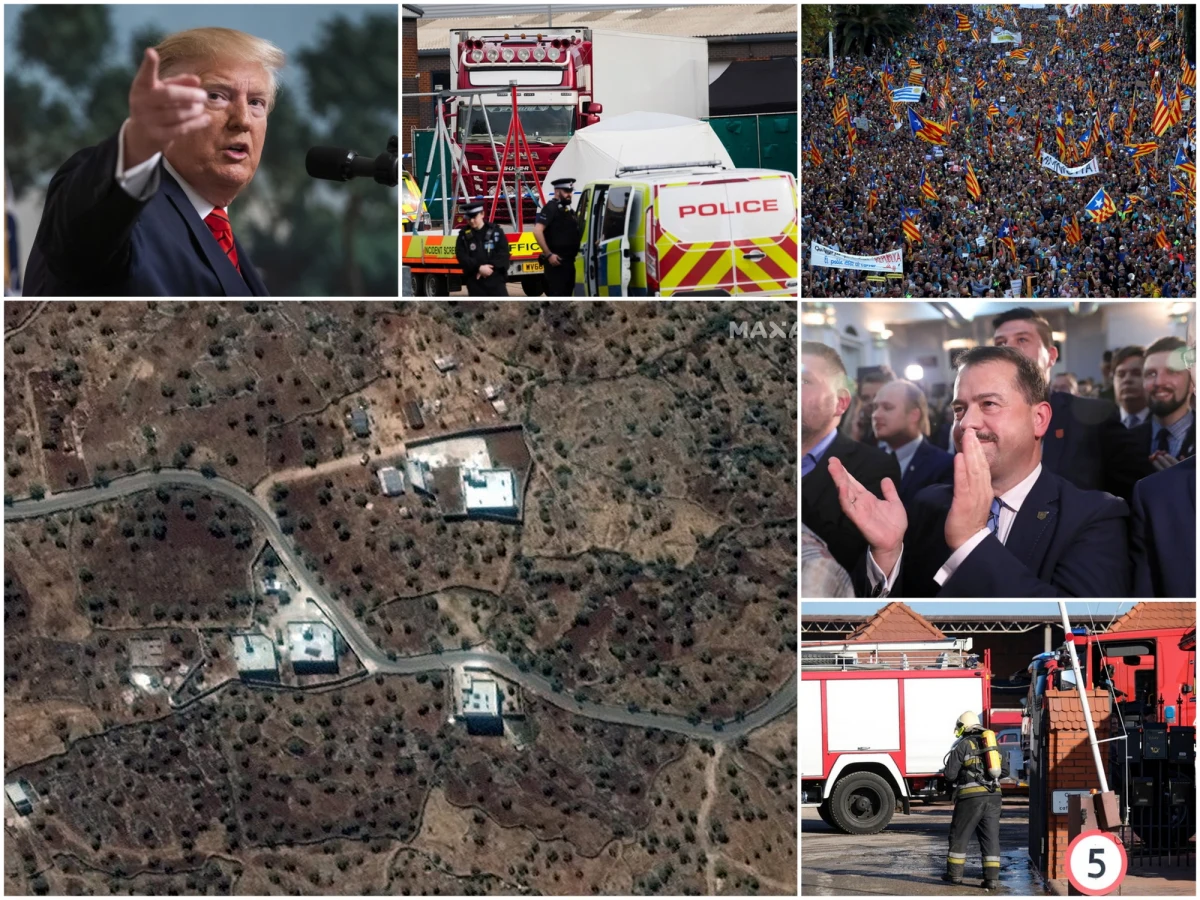 W niedzielę prezydent USA, Donald Trump głosił, że nie żyje przywódca Państwa Islamskiego - Abu Bakr al-Bagdadi. Według słów Donalda Trumpa - wysadził się w trakcie operacji amerykańskich sił specjalnych, detonując kamizelkę z materiałami wybuchowymi. W Wielkiej Brytanii trwa śledztwo ws. 39 ciał odnalezionych w ciężarówce. Policja sprawdza pojawiające się przypuszczenia, że ciężarówka była jedną z trzech jadących w konwoju. W poniedziałek przez sądem aresztowym stanie 25-letni Mo Robinson – kierowca ciężarówki, któremu postawiono m.in. 39 zarzutów nieumyślnego spowodowania zabójstwa i zarzut handlu ludźmi. Kilkaset tysięcy osób wzięło udział w sobotnich manifestacjach w Hiszpanii. Demonstracji było kilkanaście. Zebrali się zarówno zwolennicy i przeciwnicy odłączenia się Katalonii od Hiszpanii. Zebraliśmy dla Was najważniejsze wydarzenia weekendu!