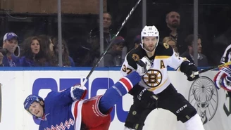 NHL. Boston Bruins popsuli jubileusz ekipie New York Rangers