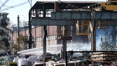 Pożar składowiska odpadów w Bytomiu. Dogaszanie trwa już trzecią dobę