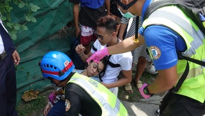 Trzęsienie ziemi na Filipinach. Ludzie uciekali w popłochu