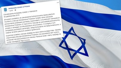 Ambasada Izraela w Warszawie zawiesza działalność. Powodem strajk