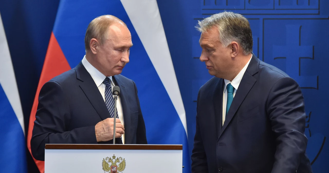 Władimir Putin i Viktor Orban