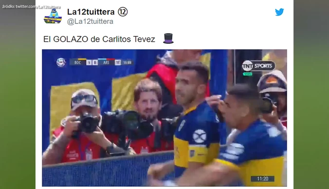 Carlos Tevez pokazał klasę. Piękny gol. Wideo