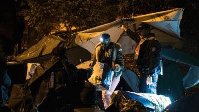 Paryż likwiduje nielegalne obozowiska uchodźców
