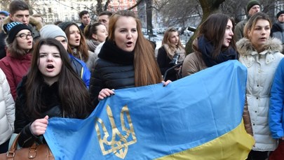Protesty przed ambasadą RP w Kijowie. Chodzi o zatrzymanie Ihora Mazura