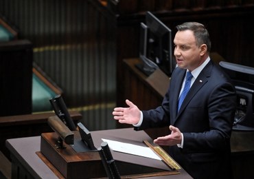 Andrzej Duda w Sejmie: Proszę, żeby język debaty nie był radykalny