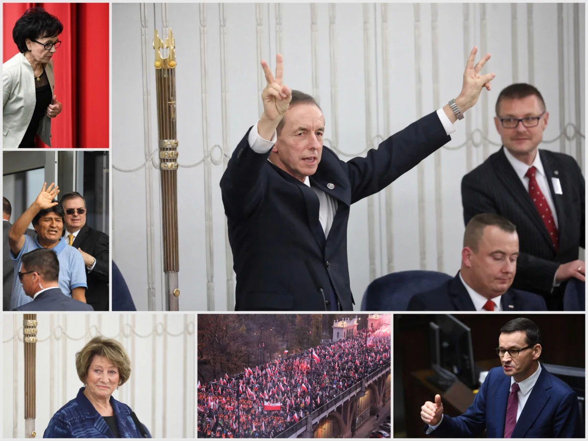 Poznaliśmy nazwiska marszałków Sejmu i Senatu. Elżbieta Witek z PiS-u została wybrana na marszałka Sejmu IX kadencji, natomiast Tomasz Grodzki z KO został marszałkiem Senatu X kadencji. Podczas pierwszego posiedzenia Sejmu wybrani zostali również wicemarszałkowie Sejmu. Także we wtorek Mateusz Morawiecki złożył dymisję rządu poprzedniej kadencji. W związku z Marszem Niepodległości w Warszawie zatrzymanych zostało 18 osób. 15 z nich nie zdążyło nawet dotrzeć do stolicy. Kolejne problemy Romana Polańskiego - po tym jak Valentine Monnier oskarżyła go o gwałt, reżyser może zostać usunięty z Gildii Francuskich Artystów. Co jeszcze wydarzyło się we wtorek? O najważniejszych wydarzeniach dowiesz się ze specjalnego Podsumowania Dnia RMF FM.