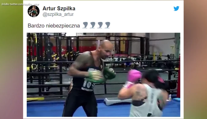 Partnerka Artura Szpilki wystąpi na gali Fame MMA? Wideo