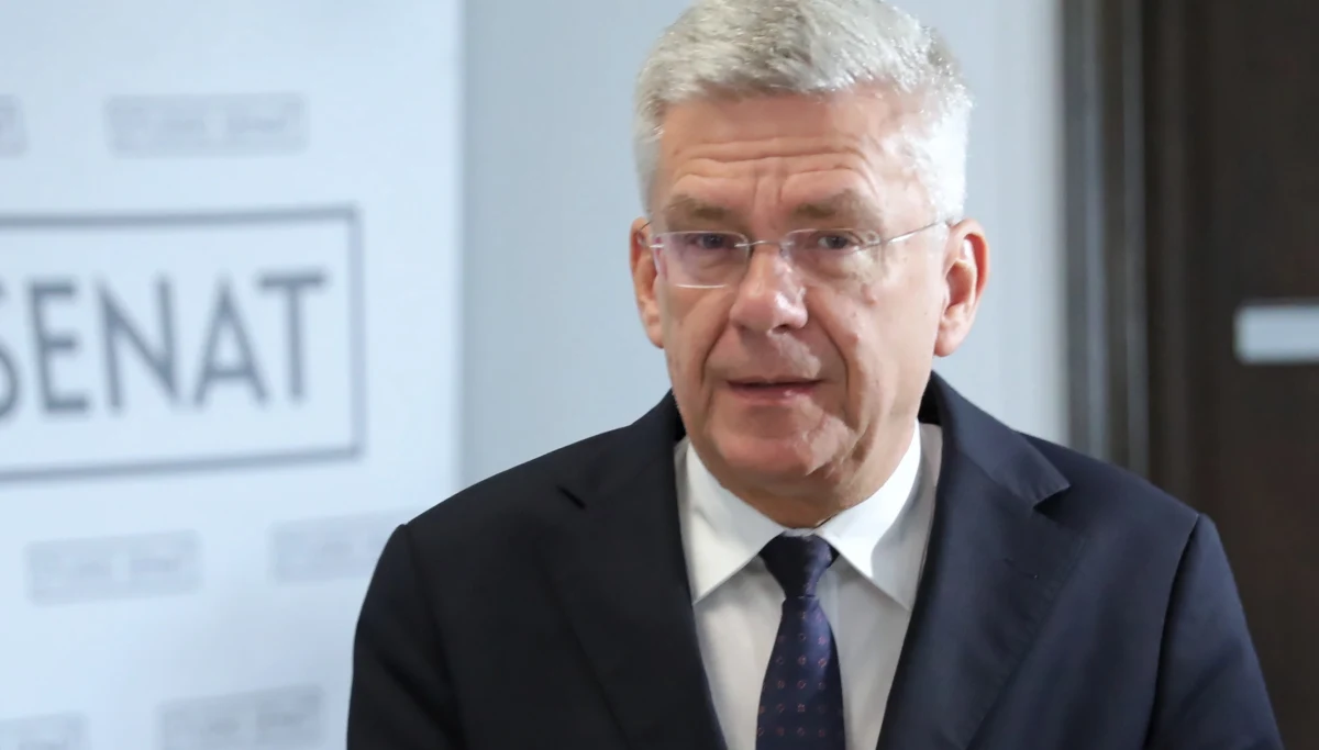 ​Marszałek Senatu w swoich kompetencjach nie ma prowadzenia polityki zagranicznej. Jest to łamanie konstytucji - mówi w rozmowie z Onetem wicemarszałek Senatu Stanisław Karczewski. Tomasz Grodzki zapowiadał, że chce polecieć do USA, by podziękować tamtejszym senatorom.