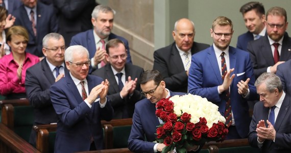 Sejm udzielił wotum zaufania rządowi Mateusza Morawieckiego. Za było 237 posłów, przeciw - 214, wstrzymało się trzech posłów.