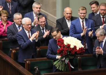 Rząd Morawieckiego z wotum zaufania. "Za" zagłosowało 2 posłów KO