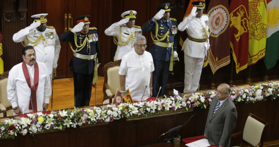 Nowy prezydent Sri Lanki, Gottabaja Radźpaksa wyznaczył nowy 15-osobowy rząd tymczasowy, w tym swego brata jako premiera - podała w piątek państwowa telewizja.