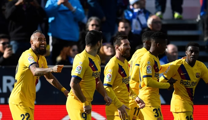 Primera Division: CD Leganés - FC Barcelona 1-2. Arturo Vidal uratował wynik w końcówce spotkania