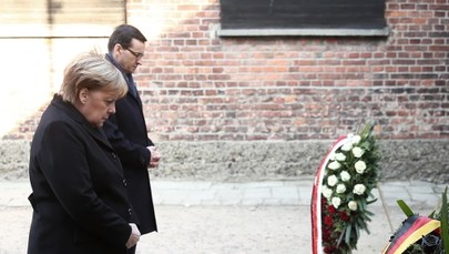 Angela Merkel odwiedziła Auschwitz: Odczuwam głęboki wstyd