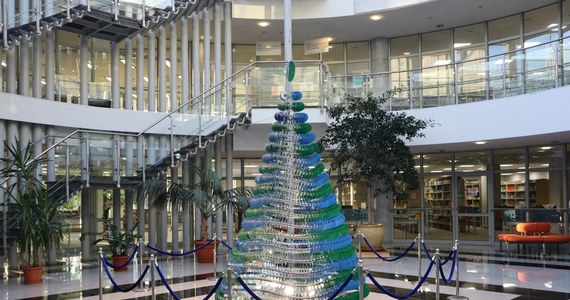 Choinka nie zawsze musi być zielona i pachnąca. Od kilku lat w holu biblioteki Uniwersytetu Warmińsko-Mazurskiego w Olsztynie pojawiają się oryginalne świąteczne drzewka. W tym roku też jest co podziwiać.