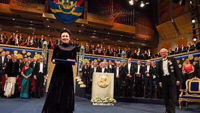Ceremonia noblowska w filharmonii w Sztokholmie