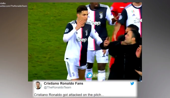 Cristiano Ronaldo nie wytrzymał. Ostra reakcja na zachowanie fana. Wideo