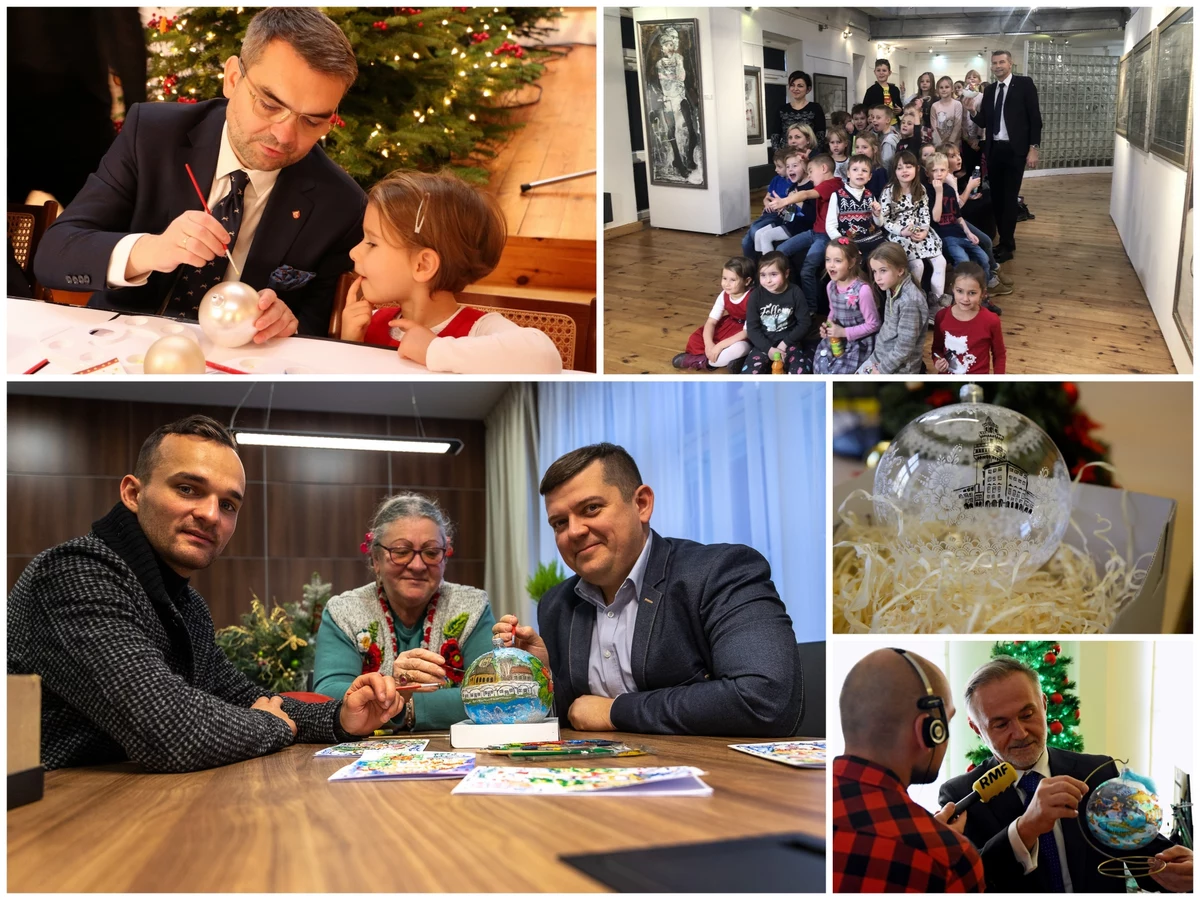 Farby, koraliki, a nawet pióra posłużyły prezydentom miast i ich współpracownikom do udekorowania bombek na naszą akcję charytatywną. Choinkowe ozdoby w weekend trafią na aukcję. Dochód z niej trafi do Fundacji Sportu Osób Niepełnosprawnych Intelektualnie i zostanie przekazany na realizację marzenia Jagody Litner – utalentowanej pływaczki, która marzy o wyjeździe na światowe igrzyska osób z zespołem Downa.