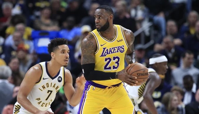 NBA. Porażka Lakers w Indianapolis