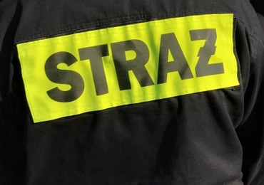 Pożar w Dziewokluczu, dwie osoby trafiły do szpitala