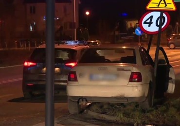 Pościg za piratem ulicami Zielonej Góry. Uciekał z ciężarną 19-latką na miejscu pasażera