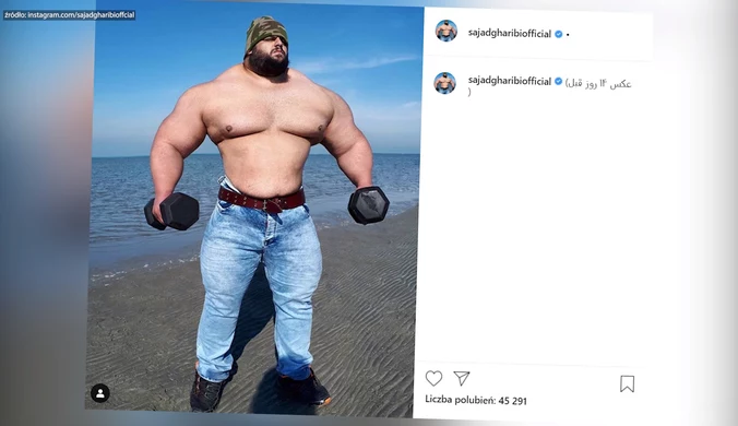 "Irański Hulk" stoczy walkę na gali Fame MMA. Wymowne wideo władz federacji. Wideo