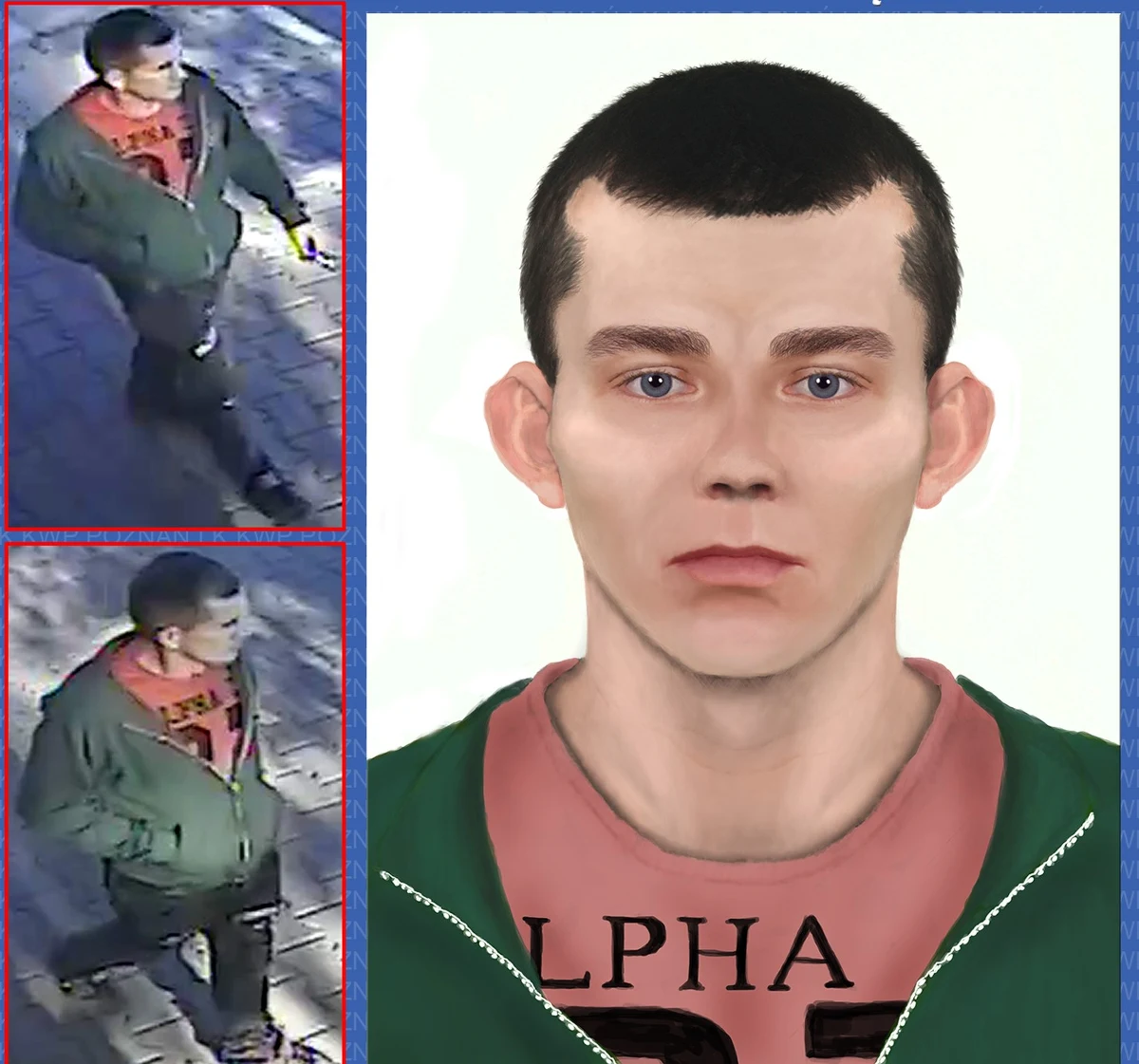 Funkcjonariusze Komendy Miejskiej Policji w Poznaniu proszą o pomoc w ustaleniu tożsamości mężczyzny, który może mieć związek z zabójstwem 75-letniej kobiety nad Wartą. Zdjęcie poszukiwanego zamieszczono na stronie internetowej komendy.