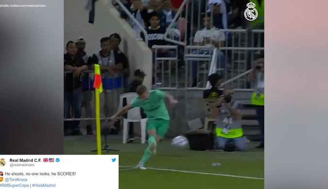 Niesamowity gol Kroosa obiegł media społecznościowe. Wideo