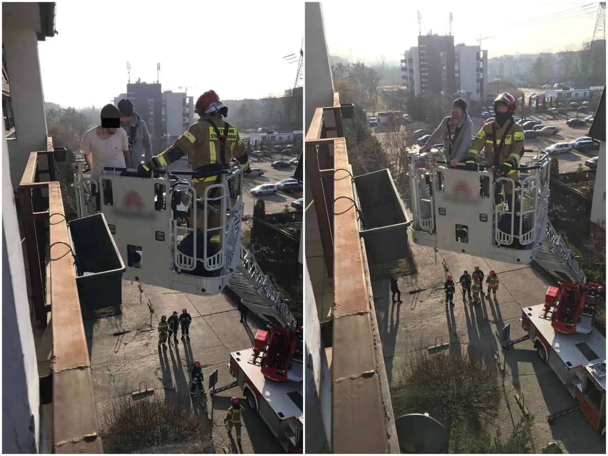 Do 5 lat więzienia może grozić 26-latkowi z warszawskiego Ursynowa, który po porzuceniu przez dziewczynę wybił szybę w oknie mieszkania jej babci, a gdy odwiedzili go policjanci, próbował salwować się ucieczką… po balkonach. Ostatecznie z niej zrezygnował, a w sprowadzeniu go na ziemię pomogli strażacy.