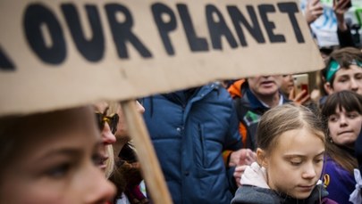 Greta Thunberg odwiedziła Polskę. Nagrywała film na tle Elektrowni Bełchatów