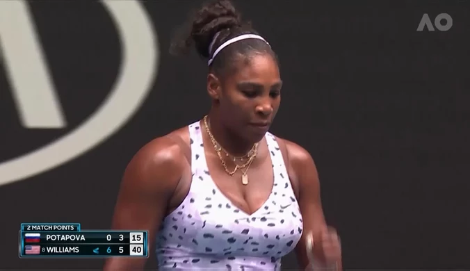 Australian Open. Serena Williams zaskoczona pytaniem dziennikarza. Wideo