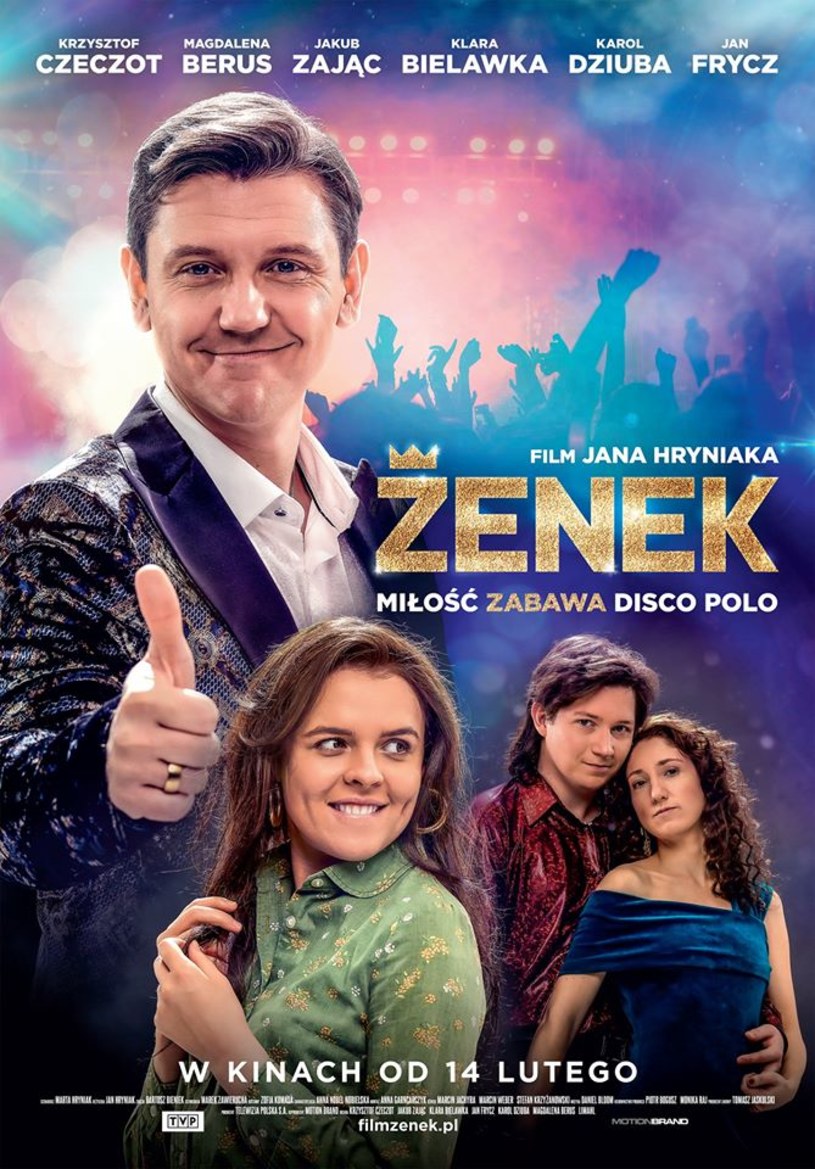 W czwartek, 23 stycznia, ukazał się pierwszy zwiastun filmu "Zenek". Opowieść o życiu i karierze największej polskiej gwiazdy disco polo, Zenona Martyniuka, będzie można oglądać w kinach od 14 lutego.