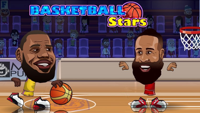 Zagraj w Basketball Stars! Dołącz do drużyny i pomóż wygrać jej mecze! Wykonuj specjalne triki, aby przechytrzyć przeciwnika i wykonuj idealne wsady za trzy punkty.